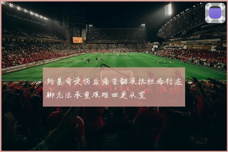 约基奇受伤后痛苦翻滚扶栏而行左脚无法承重艰难回更衣室